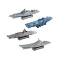 thumbnail image 2 of 4 piezas 4D modelo de avión rompecabezas modelo de avión colección modelo de avión pasatiempos juguete modelo kits de construcción para escena de mesa Portaaviones, 2 of 9