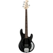Sterling by Music Man S.U.B. StingRay RAY4 Electric Bass Guitar - Satin Transparent Black Black Pickguard