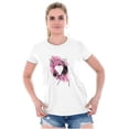 thumbnail image 4 of Paint Pink Ribbon Breast Cancer Aware Womens Slim Fit Graphic Tee Brisco Brands X, 4 of 5