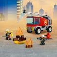 thumbnail image 4 of LEGO City Fire Ladder Truck 60280Fun Firefighter Building Toy Set for Kids (88 Pieces), 4 of 7