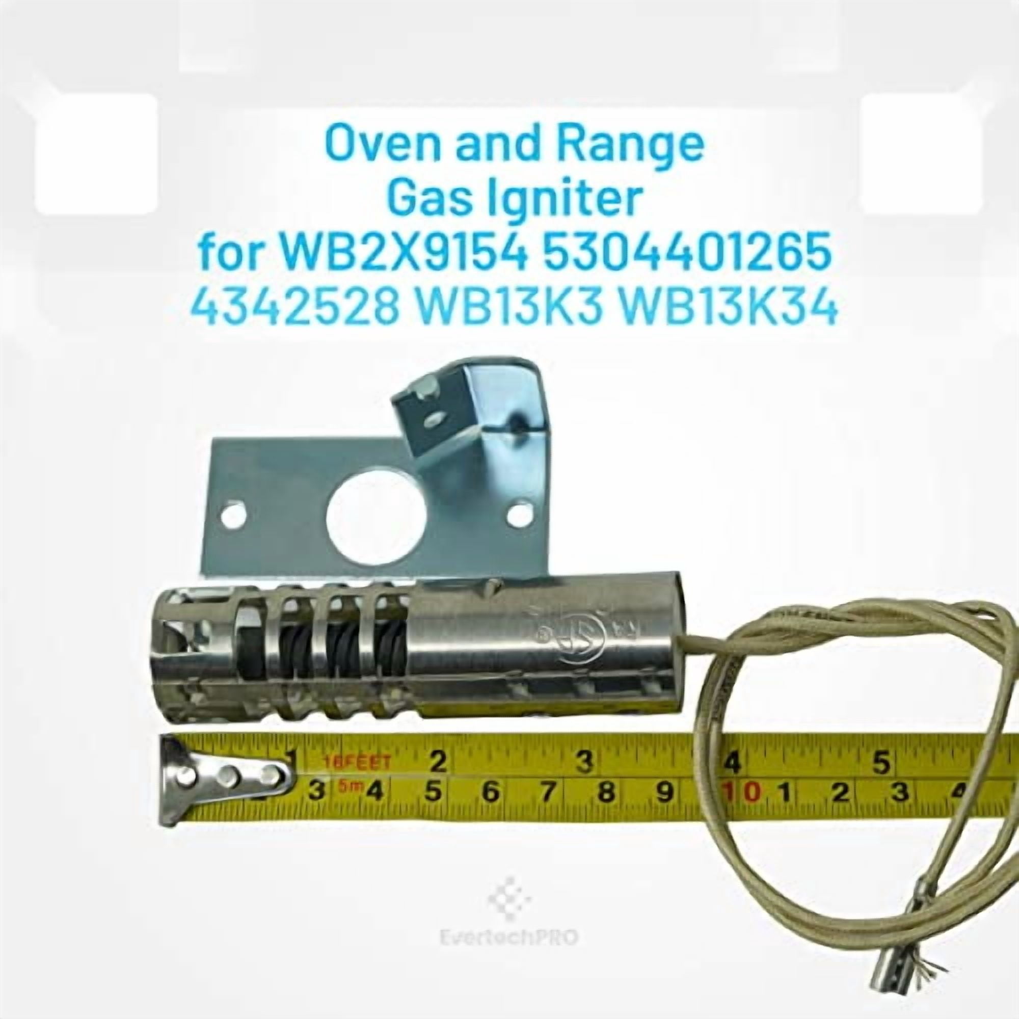 WB2X9154 5304401265 4342528 Oven Ign Round 13 1/2"Lead Used with 2.5 to 3.0 Amp 120V Replacement for GE XL44 Frigidaire Whirlpool