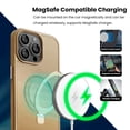 thumbnail image 6 of Entronix Magnetic Case Compatible with iPhone 15 Pro Max, Frosted Matte Back with Kickstand Slim Fit Cover, Titanium, 6 of 6