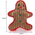 thumbnail image 2 of Jouet pour Chien en Peluche Brun et Rouge, 2 of 5