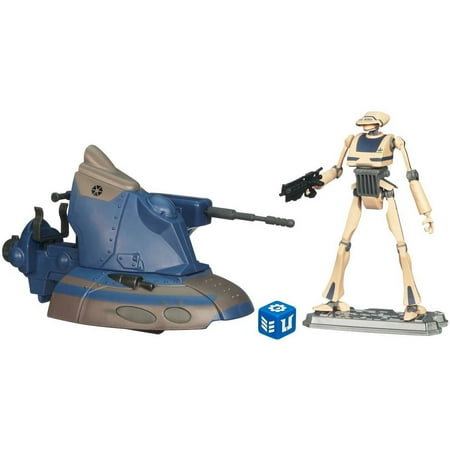 Star Wars The Clone Wars Armored Scout Tank with Tactical Droid