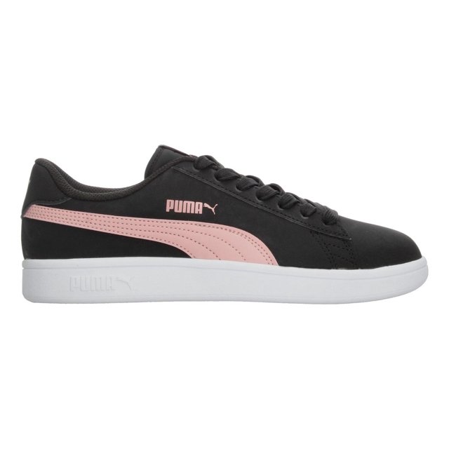 Tenis Dama Puma Smash V2 Negro Rosa Sneakers Streetwear Casual Ligero Cintas Ajustables Para Dama negro 27