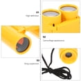 thumbnail image 4 of Creative Yellow Kids Binoculars Toy for Outdoor Activities Plastic Adjustable Magnification 4.5x3.0 Inches, 4 of 8