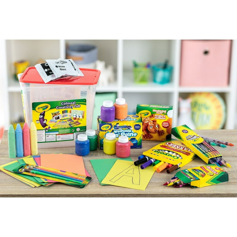 Crayola Creativity Tub, Art Set, 102 Pcs, Toys for Kids, Creative Holiday  Gifts, Beginner Child - Yahoo Shopping