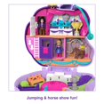 thumbnail image 6 of Polly Pocket Jumpin' Style Pony Compact Playset with 2 Micro Dolls & Accessories, Travel Toys, 6 of 7