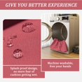 thumbnail image 5 of Snubbull Outdoor Deep Seat Cushion Set 24 X 24 X 6.5 inch Splash-Proof & Fadeness Patio Furniture Cushions，Removable Outdoor Couch Cushions with Hidden Zipper & Adjustment Staps, Fuchsia Red, 5 of 8