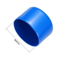 thumbnail image 3 of Uxcell 5Pcs Tapones de goma de 60 mm (2.4 pulgadas) ID Cubierta de tubo redondo de vinilo Tapón de tornillo Protectores de rosca Azul, 3 of 6