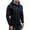 Black, variant on LYXSSBYX Mens Shirts Long Sleeve Men's Autumn Casual Solid Long Sleeve Hoodie Sweatshirt Top Outwear