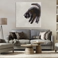 thumbnail image 4 of Stupell Industries Modern Simple Cat Watercolor Canvas Art, 36 x 36, by Melissa Wang, 4 of 8