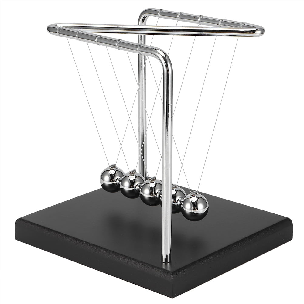 Durable Stainless Steel Gravity Balanced Ball Home Ornament 5.6x5.5x4.7in 