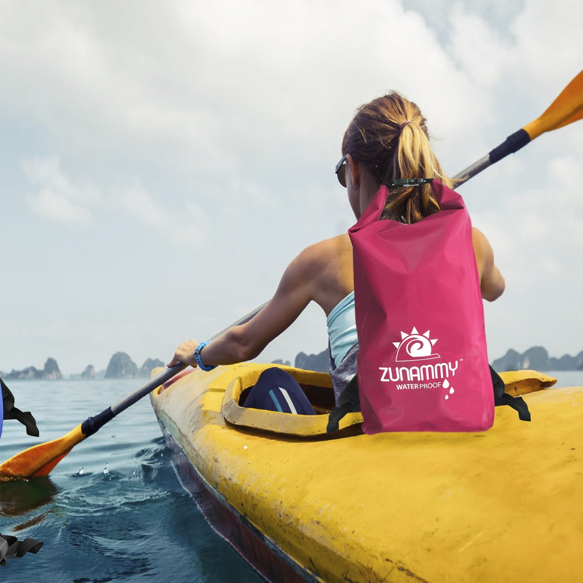 Zunammy 30L Waterproof Dry Bag With Huge Capacity - Navy Blue