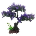 thumbnail image 2 of Aquarium Tree Trunk Large Plants Decorations, Simulation Resin Cherry Blossom Tree & Aquatic Plants Aquarium Decor, Goldfish Tank Decorations Set, Fish Tank Hides Tree Decoration Kit, 2 of 9