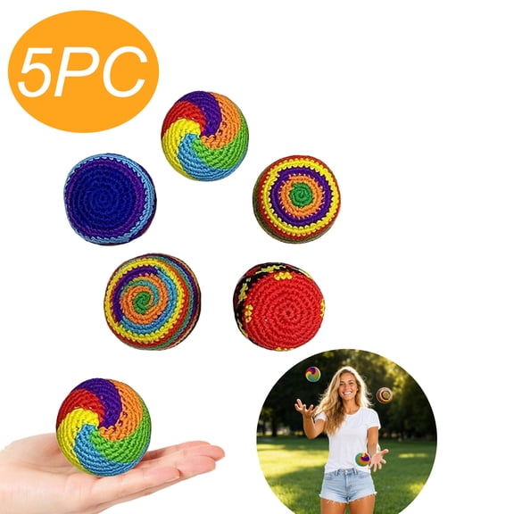5PC Hand weaving Juggling Ball mystery boxes adult toys Ideal For Party Game Relief Hand Eye Coordination Practice For Beginners Professionals Beach toys Women Men Gifts