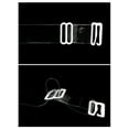 thumbnail image 4 of INSPIRE CHIC Women's Invisible Clear Elastic Clear Bra Shoulder Strap Clear, 4 of 5