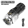 thumbnail image 1 of From Xiao Bei strict selection Three-eyed Monster LED Strong Light Flashlight Rechargeable Multifunctional Portable Outdoor Home Mini Flashlight Cap Clip Light, 1 of 7