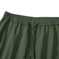 thumbnail image 6 of Baggy Cargo Pants For Men Windproof Stretch Elastic Waist Drawstring Parachute Pants Waterproof Hiking Joggers Multi Pockets, 6 of 9