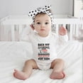 thumbnail image 2 of Back Off I Have A Crazy Grandma Newborn Girl Outfits Long Sleeve Neutral Newborn Baby Clothes White Baby Bodysuit Neutral, 2 of 5