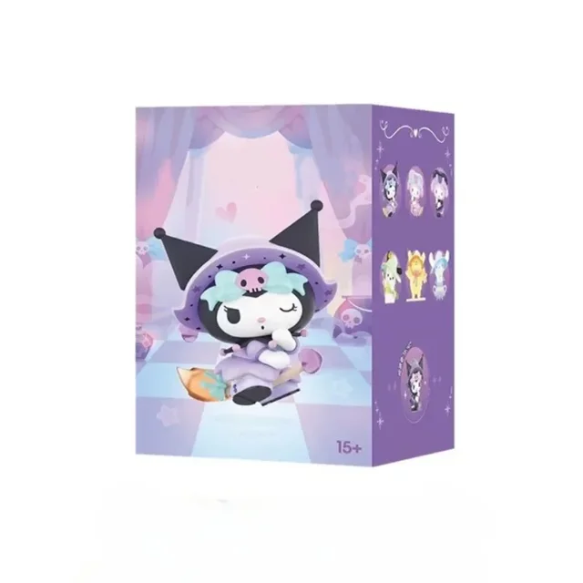 Figura de acción de la serie My Melody Cinnamoroll de Miniso Kuromi Magic Story, bolsa sorpresa, modelo lindo, juguete coleccionable para fanáticos