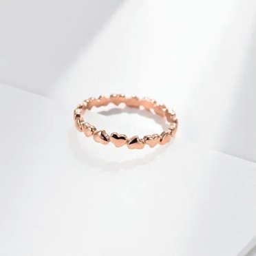 3mm Stainless Steel Cubic Zirconia Band Ring For Men/Women - Silver, Gold, Black, Rose Gold (Sizes 5-8)