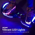 thumbnail image 2 of Gotrax Glide 6.5" Hoverboard for Kids Ages 6-12 with Bluetooth Speaker and Led Lights, Silver, 2 of 8