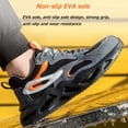 thumbnail image 5 of AUXDIQ Work Shoes Men Women Breathable Steel Toe Cap Industrial Trainers Lightweight Construction Sneakers Sport Shoes, 5 of 6