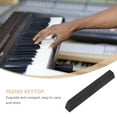 thumbnail image 2 of FRCOLOR Black Wood Piano Keytops for Replacement and Repair Practical Durable Compatible with Most Pianos 3.5 inches, 2 of 8