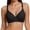 #17Black, variant on Byworldtasic Women's Wireless Lace Trim Bra Non‑Padded Soft Cup Everyday Comfort Bralette Adjustable Straps Bra
