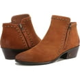 thumbnail image 2 of Sam Edelman Paola Frontier Brown Suede Almond Toe Studded Ankle Bootie Boots (Frontier Brown, 9), 2 of 4