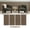 Natural Oak, variant on ZETY Black Wainscoting Panels with Top Molding, 4-Pack Acoustic Slat Wall Panels, 24 x 48 in Each, 32 sq ft, Half Wall Paneling
