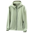 thumbnail image 2 of Weiqiqre Mens Lightweight Running Jacket Sun Protection Top Solid Color Long Sleeved Hooded Top, 2 of 7