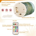 thumbnail image 5 of Yayeee Flameless Candles with Remote Flickering Battery Operated Multi Color Changing, Garden Scene, 5 of 7