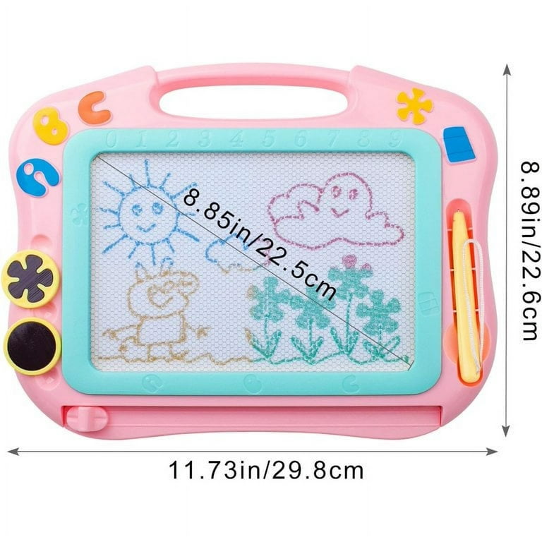 Magnetic Drawing Board for Toddlers 1-3, Color Erasable Doodle Writing Pad,  Learning Painting Sketch Pad, Best Birthday Easter Christmas Halloween Kids  Toy Gifts for Boys and Girls 