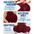 thumbnail image 4 of VITOMOR Women Booty Yoga Pants Ruched High Waisted Butt Lift Textured Leggings Tummy Control Anti Cellulite for Running Gym Weight Loss, 4 of 10