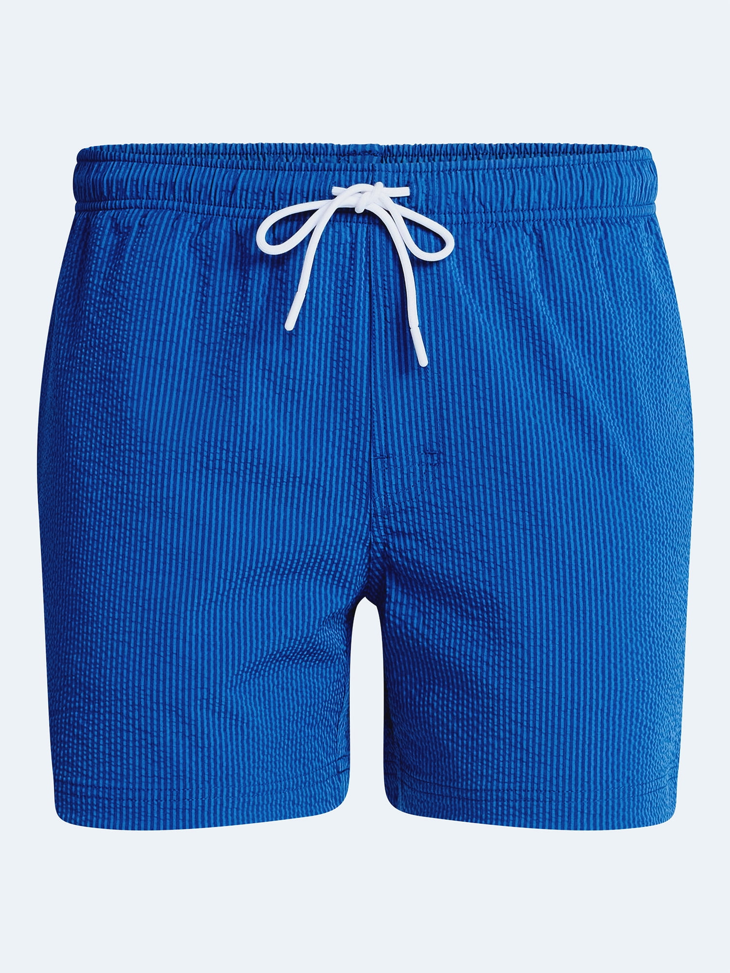 Free Assembly Men's Swim Stretch Seersucker Board Shorts, 5" Inseam, Sizes S-3XL