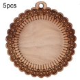 thumbnail image 1 of Strong Wood Cabochon Base, Blank Wood Pendant Base Tray, For Make Pendants Custom Jewelry, 1 of 8