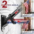thumbnail image 6 of OLIYNEDY Black Flag Pole Kit for House with American Flag, 5FT Tangle Free Metal Flag Poles, 3x5 Embroidered US Flag and Holder, 6 of 6