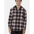 thumbnail image 4 of Burnside Men's Hooded Flannel Shirt with Long Sleeves, Sizes S-2XL, 4 of 5