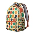 thumbnail image 2 of Geometric Shapes Texture Backpack for School - Durable Laptop Bookbag with Organizer Pockets, Trendy College Campus Backpack for Students, Commute or Travel, Perfect Practical Gift Choice, 2 of 6