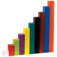 thumbnail image 1 of Juego de varillas Cuisenaire de madera hand2mind, material para profesores de matemáticas, 1 of 7