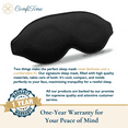 ComfiTime 3D Sleep Mask 100 Blackout Eye Mask for Sleeping, Eye