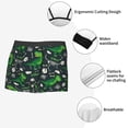 thumbnail image 3 of Pofeuu Dinosaur and Bone Print Men’s Boxer Briefs, Moisture-Wicking Underwear, Regular,Trunk-Large, 3 of 5