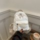 thumbnail image 2 of Mini mochila informal sencilla para mujer, nuevo estilo 2025, bolso pequeño de color sólido a la moda, mochila de viaje pequeña y fresca para estudiantes., 2 of 5