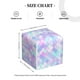 thumbnail image 4 of Balery Rainbow Scales Porta Pañuelos de Cuero con Estampado – Funda Moderna Cuadrada para Caja de Pañuelos, Dispensador 5x5x5'', 4 of 7