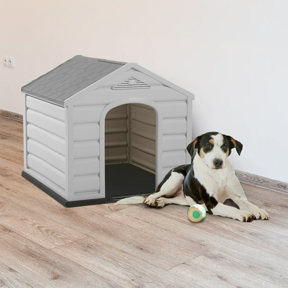 Casa Casita Hogar Refugio Interior Exterior Mascota Perro Ideal Raza Chica Plástica Resistente Confortable RIMAX