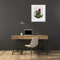 thumbnail image 3 of Fab Funky 20x24 White Modern Wood Framed Museum Art Print Titled - Owl In Teapot, 3 of 4