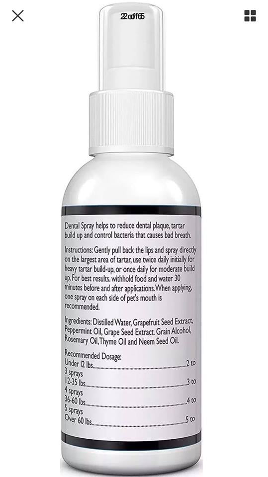trudog teeth spray