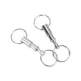 thumbnail image 6 of Tebru 2PCS Dual Quick Release Keyring Detachable Double Split Key For Hanging House Key Belt,Double Split Key ,Keyring With Snaplock, 6 of 8